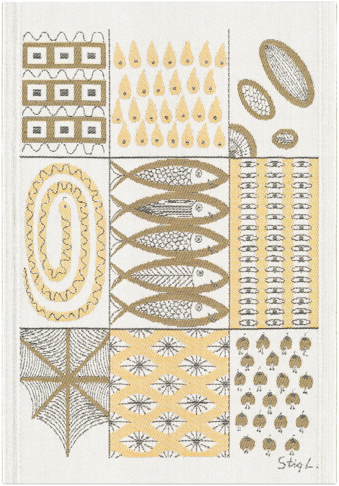 Ekelund Handduk Fiskglänta 35X50 cm