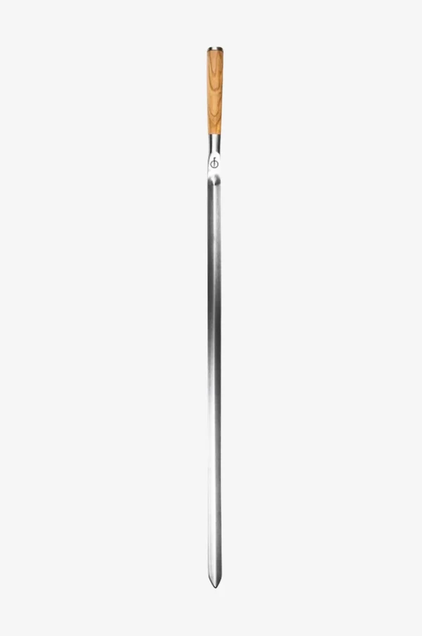 Forged Grillspett 50 cm Olivhandtag